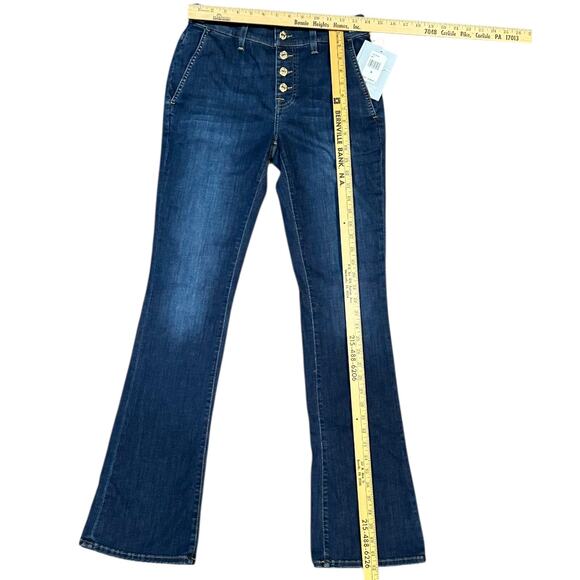 NWT 7 For All Mankind Size 26 Bootcut Bair High Waisted Jeans - Picture 3 of 6